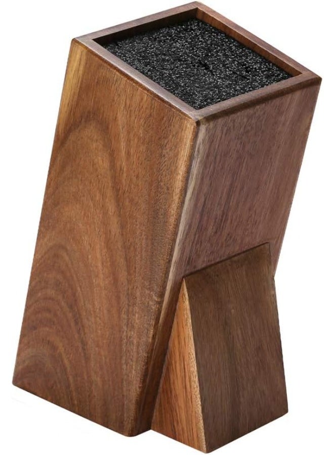 Universal Acacia Wood Knife Holder，Knife Holder, Large Capacity, Kitchen Household Multifunctional Knife Storage and Placement Rack - Image 1